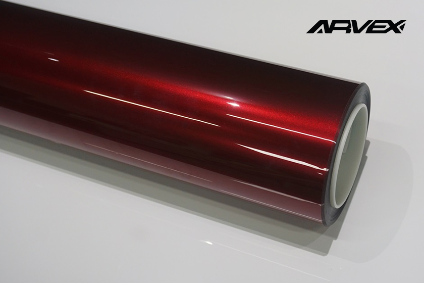 ARVEX Carmine Red Color PPF swatch