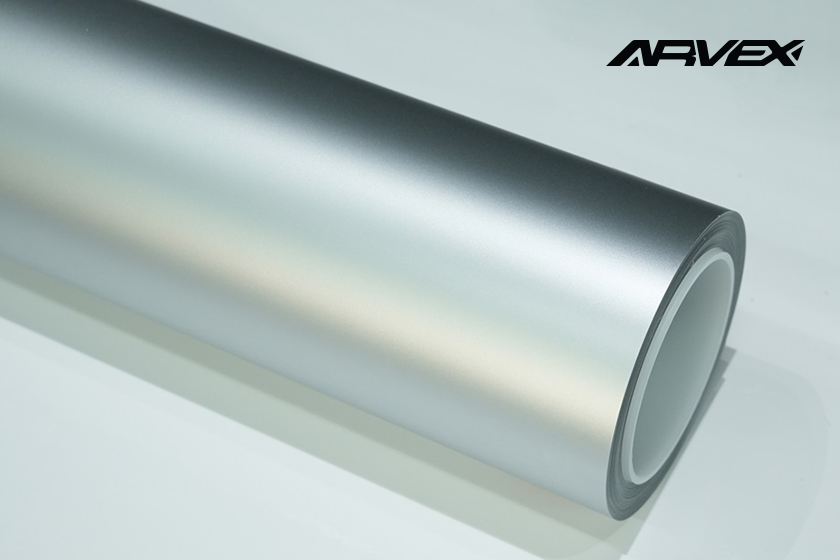 ARVEX Frozen Liquid Silver Color PPF swatch