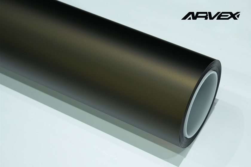ARVEX Frozen Shadow Gold Color PPF swatch