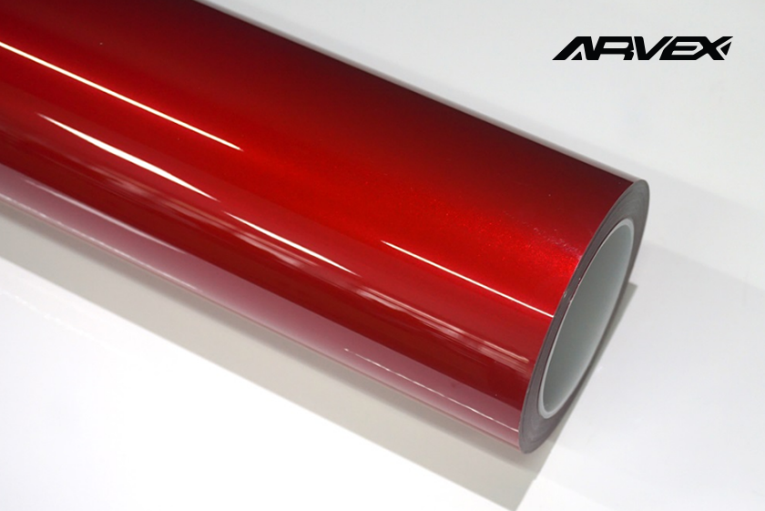 ARVEX Liquid Soul Red Color PPF swatch