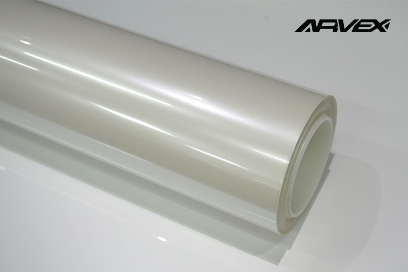 ARVEX Lunar White Color PPF swatch
