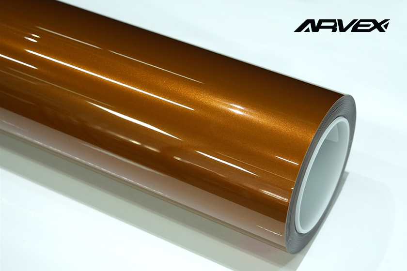 ARVEX Madeira Gold Metallic Color PPF swatch