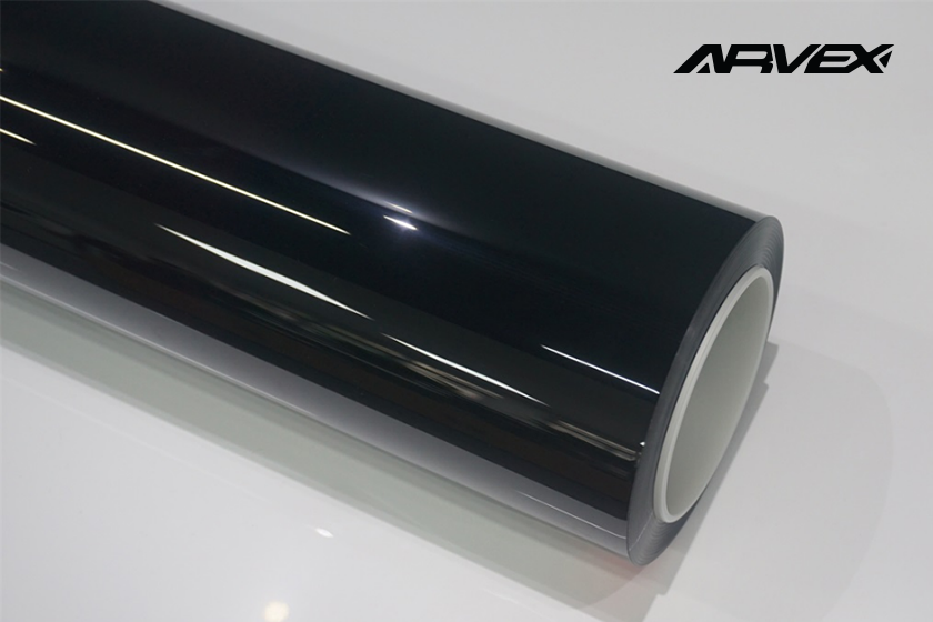 ARVEX Obsidian Black Color PPF swatch
