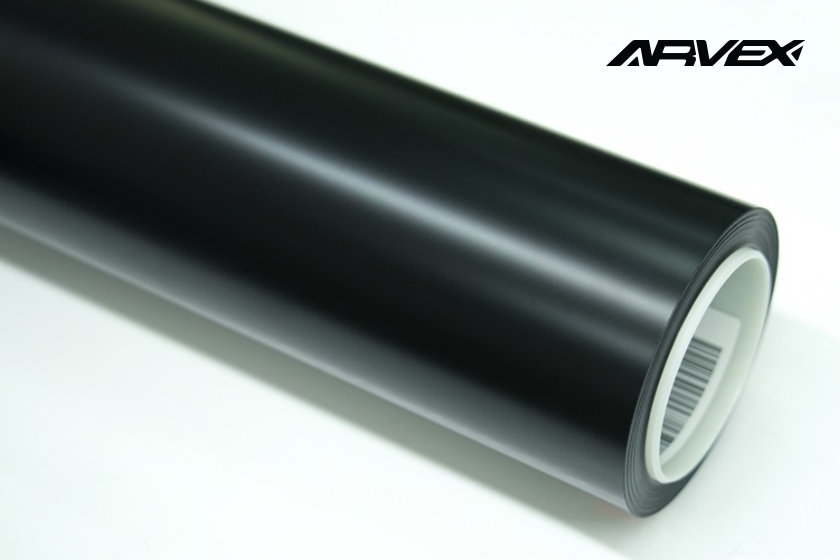 ARVEX Satin Ceramic Black Color PPF swatch