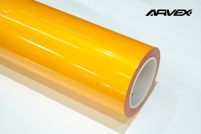 ARVEX Volcanic Yellow Color PPF swatch