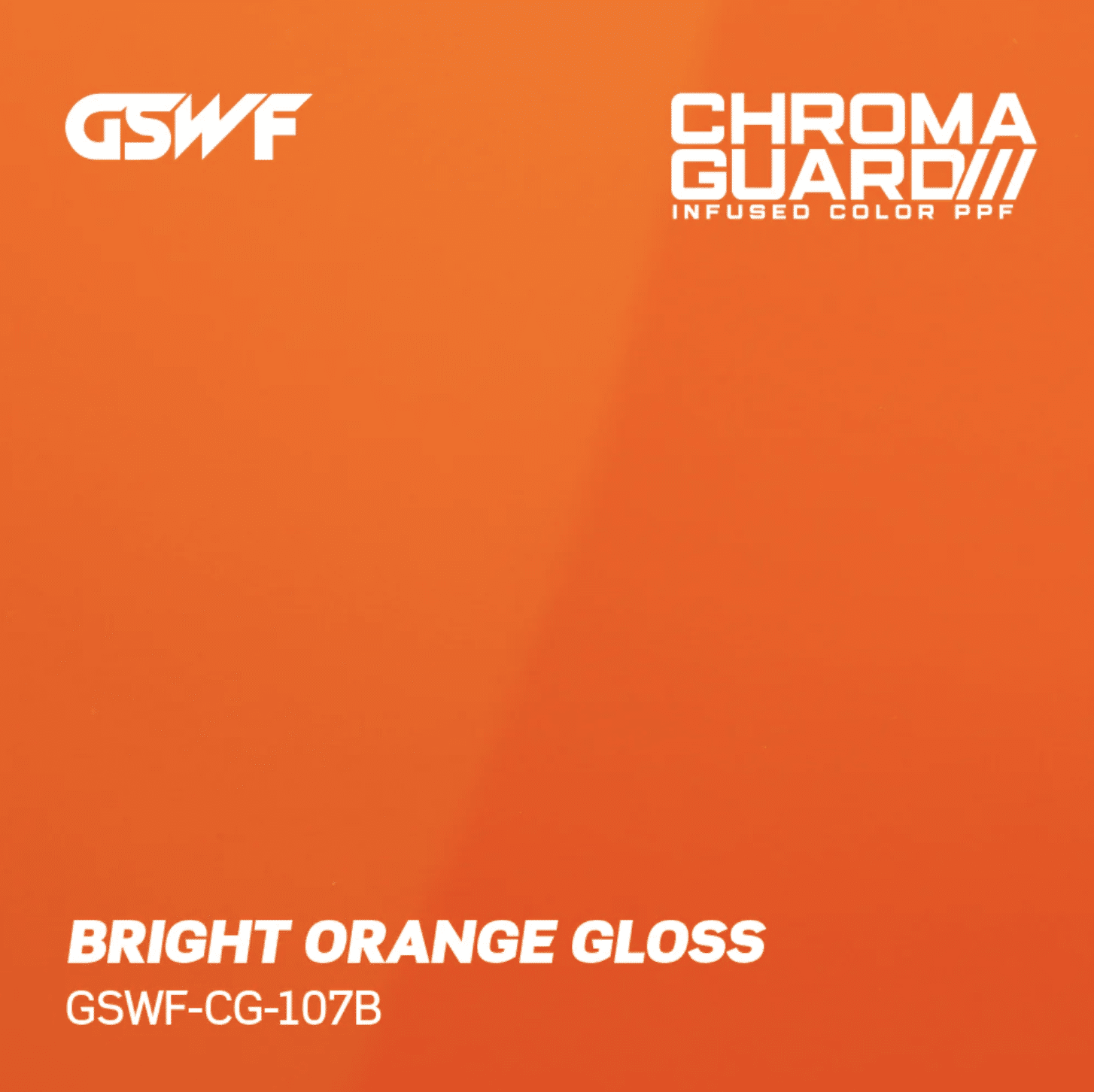 GSWF Bright Orange (Gloss) Color PPF swatch