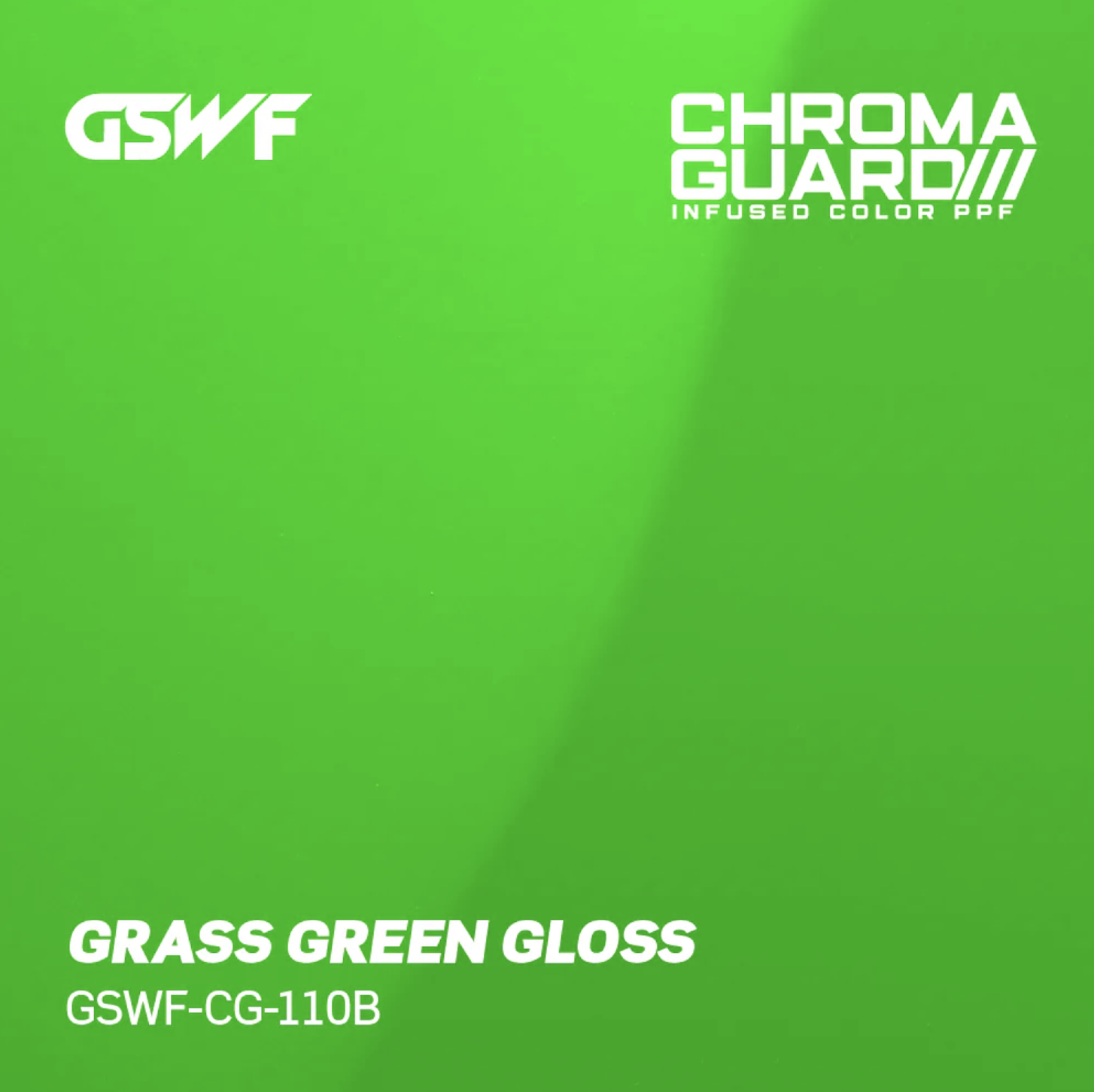 GSWF Grass Green (Gloss) Color PPF swatch