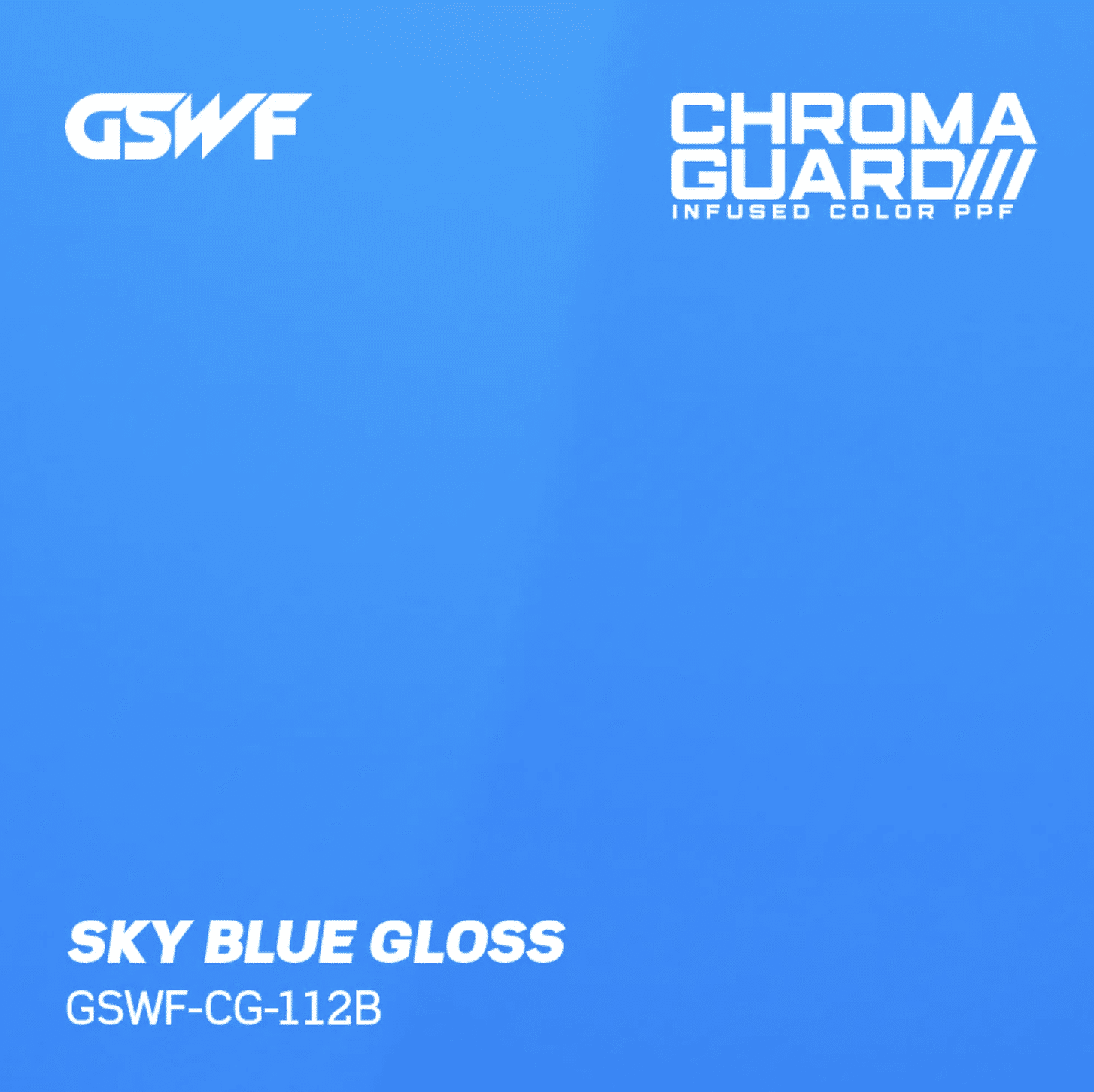 GSWF Sky Blue (Gloss) Color PPF swatch